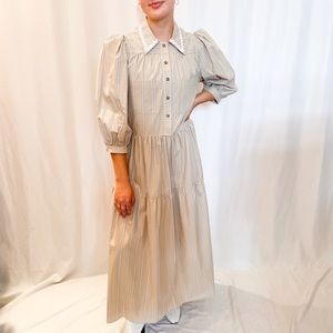 Hunter bell Clayton dress stripe XS